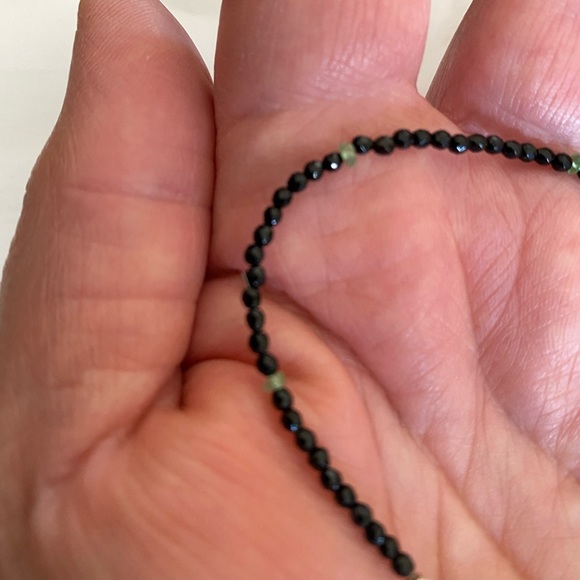 Black Spinel and Tsavorite Bracelet - Picture 8 of 8